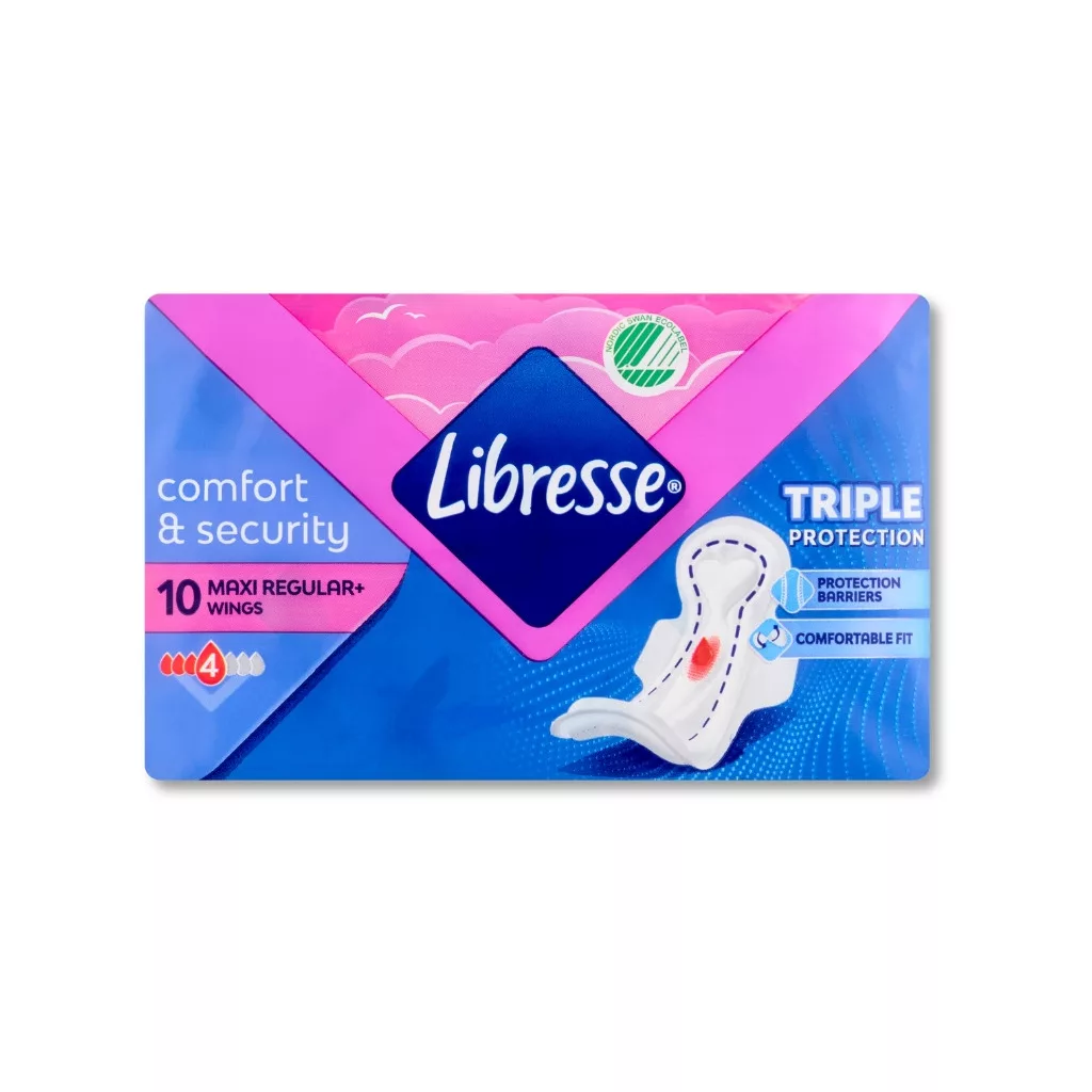 Libresse Maxi+ szárnyas egészségügyi betét (10 db)