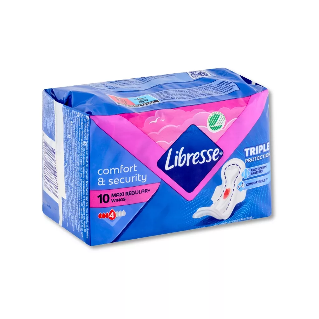 Libresse Maxi+ szárnyas egészségügyi betét (10 db)