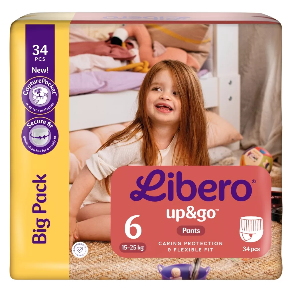 Libero Up&Go 6 bugyipelenka, 15-25 kg, 34 db