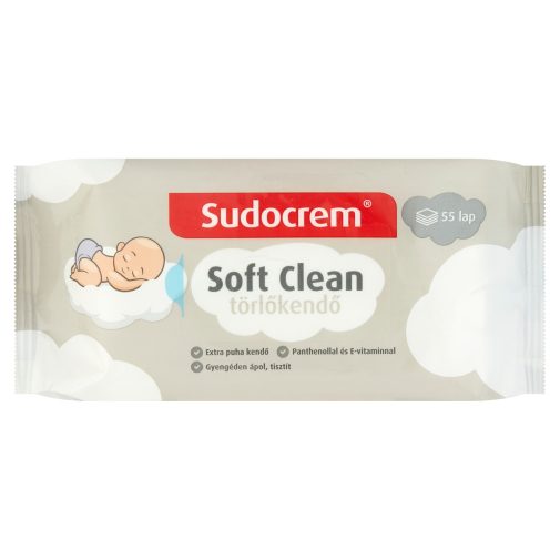 Sudocrem Soft Clean nedves törlőkendő 55 db