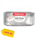 Sudocrem Soft Clean nedves törlőkendő csomag 4x55 db