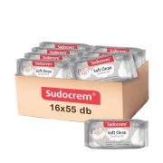 Sudocrem Soft Clean törlőkendő 16x55 db