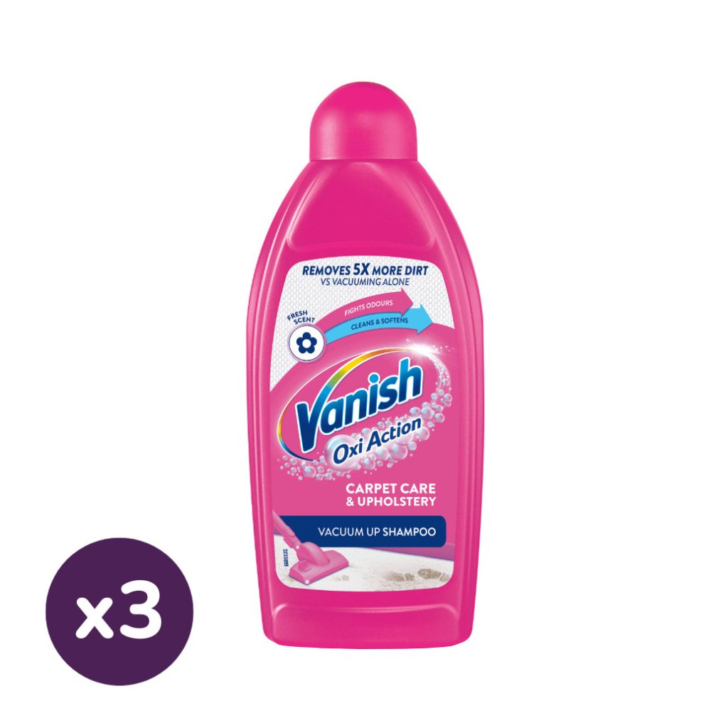 Vanish Oxi Action kézi szőnyegsampon (3x500 ml)