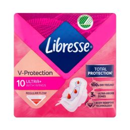 Libresse Ultra+ szárnyas egészségügyi betét (10 db)