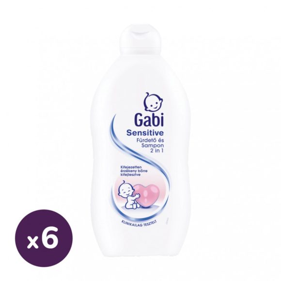 Gabi Sensitive fürdető és sampon 2in1 6x400 ml