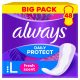 Always Daily Protect Hosszú Friss illattal Tisztasági Betét (48 db)