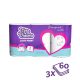 Violeta háztartási papírtörlő Love 3 tekercs (3x60 lap)