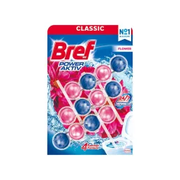 Bref Power Aktiv Flower WC frissítő (3x50 g)