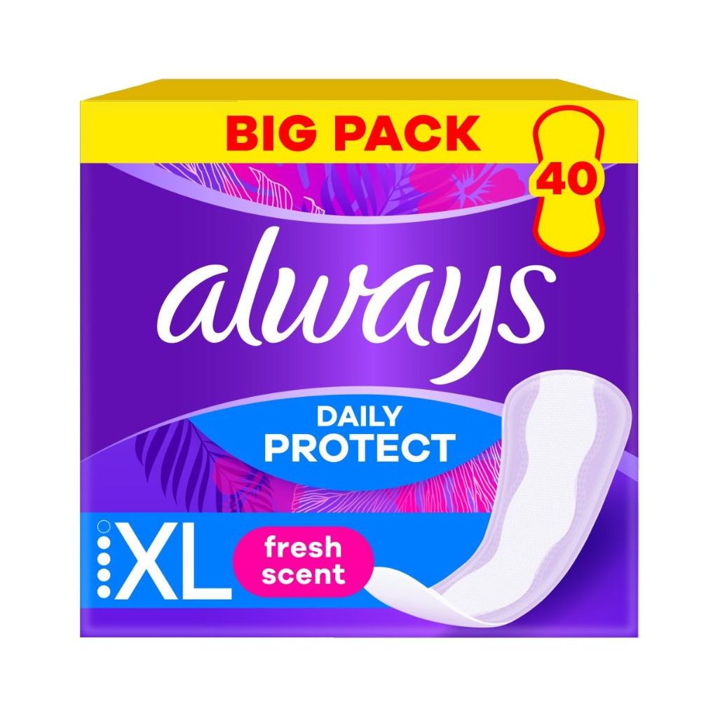 Always Daily Protect Extra hosszúság Friss illattal Tisztasági Betét (40 db)