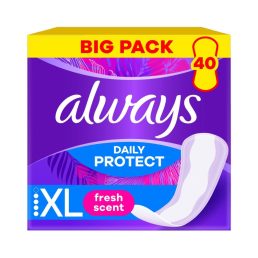   Always Daily Protect Extra hosszúság Friss illattal Tisztasági Betét (40 db)