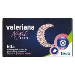   Valeriana Night Forte gyógynövénykivonatokat tartalmazó étrend-kiegészítő lágyzselatin kapszula (60 db)