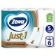 Zewa Just 1 toalettpapír 5 rétegű (6 tekercs)