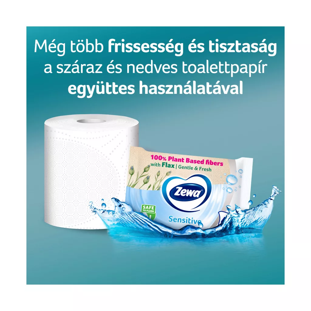 Zewa Just 1 toalettpapír 5 rétegű (6 tekercs)