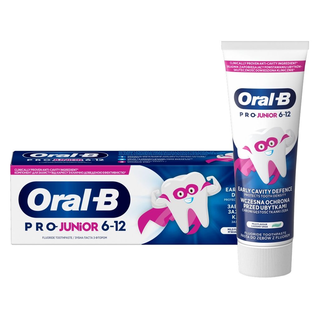 Oral-B Pro Junior fogkrém 6-12 éves korig (75 ml)
