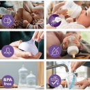 Philips Avent SCY903/21 Natural Response cumisüveg 260 ml (kék)