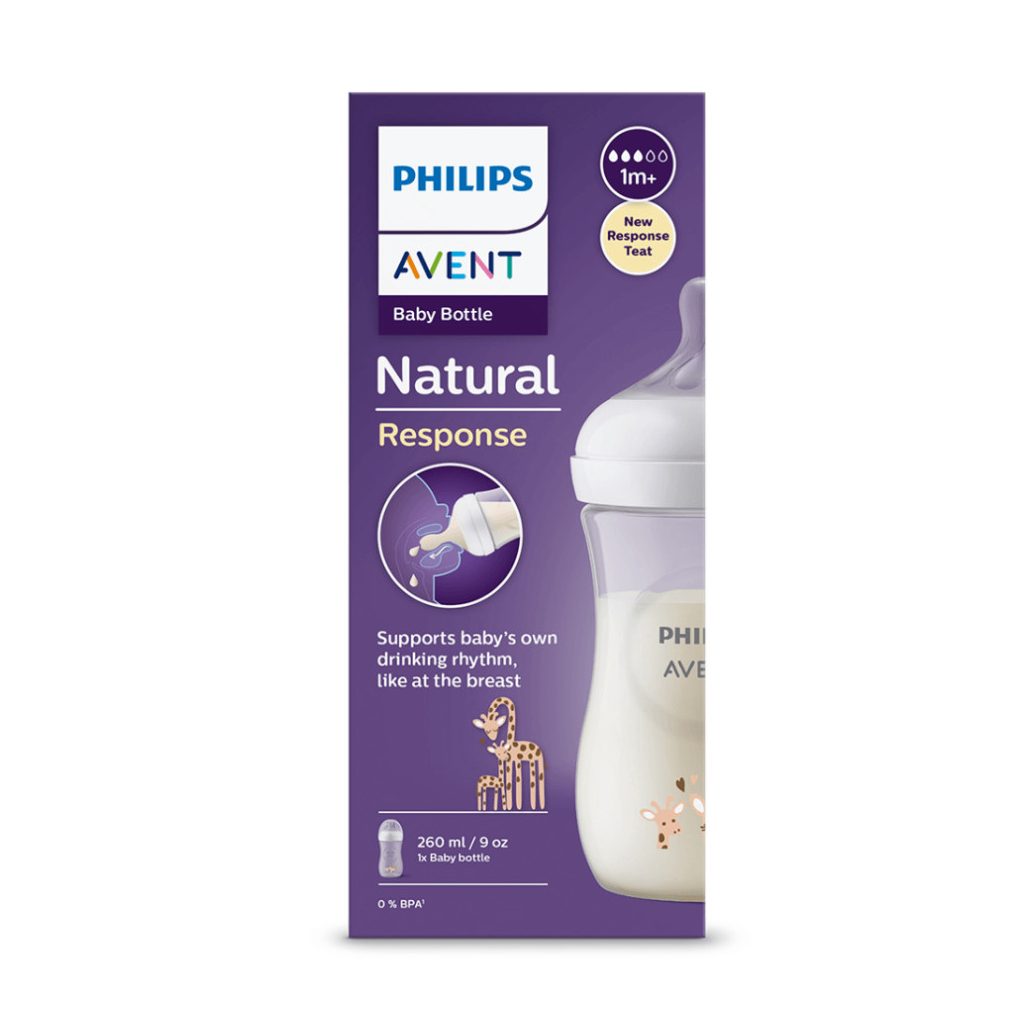 Philips Avent SCY903/66 Natural Response cumisüveg 260 ml (zsiráf)