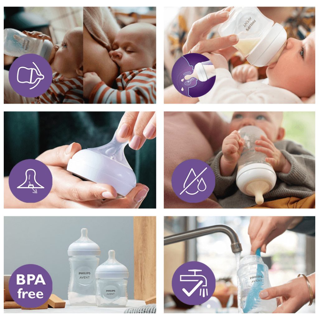 Philips Avent SCY903/66 Natural Response cumisüveg 260 ml (zsiráf)