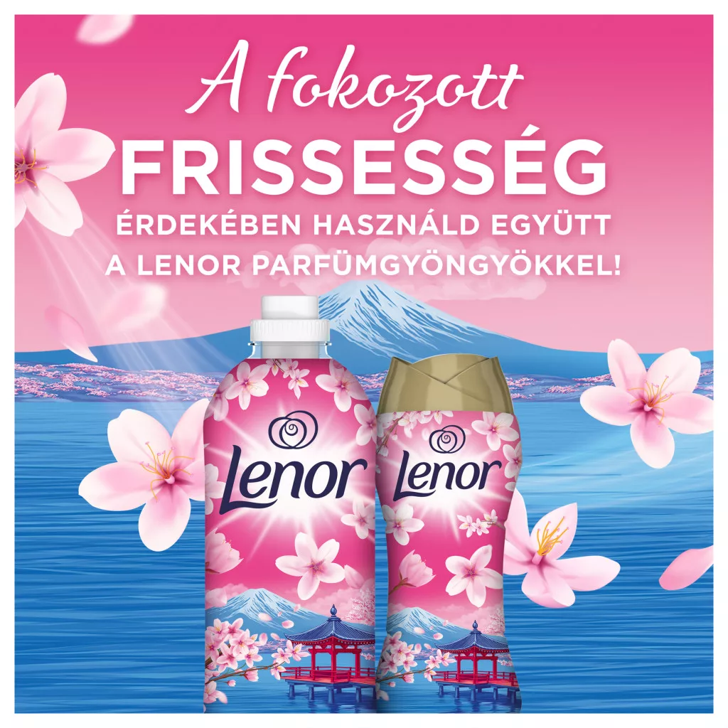 Lenor Öblítő Japanese Blossom 59 mosáshoz (1239 ml)