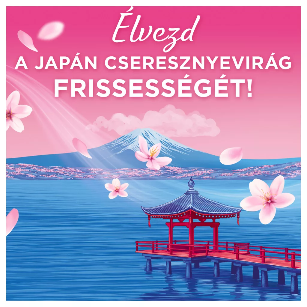 Lenor Öblítő Japanese Blossom 59 mosáshoz (1239 ml)