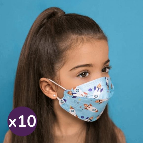 FFP2 Egészségügyi gyermek arcmaszk-szájmaszk (10 db)