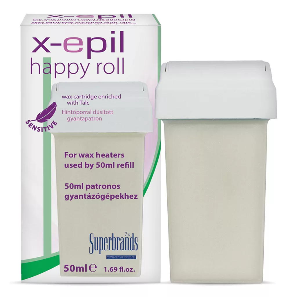 X-Epil Happy Roll Gyantapatron - Hintőporos (50 ml)