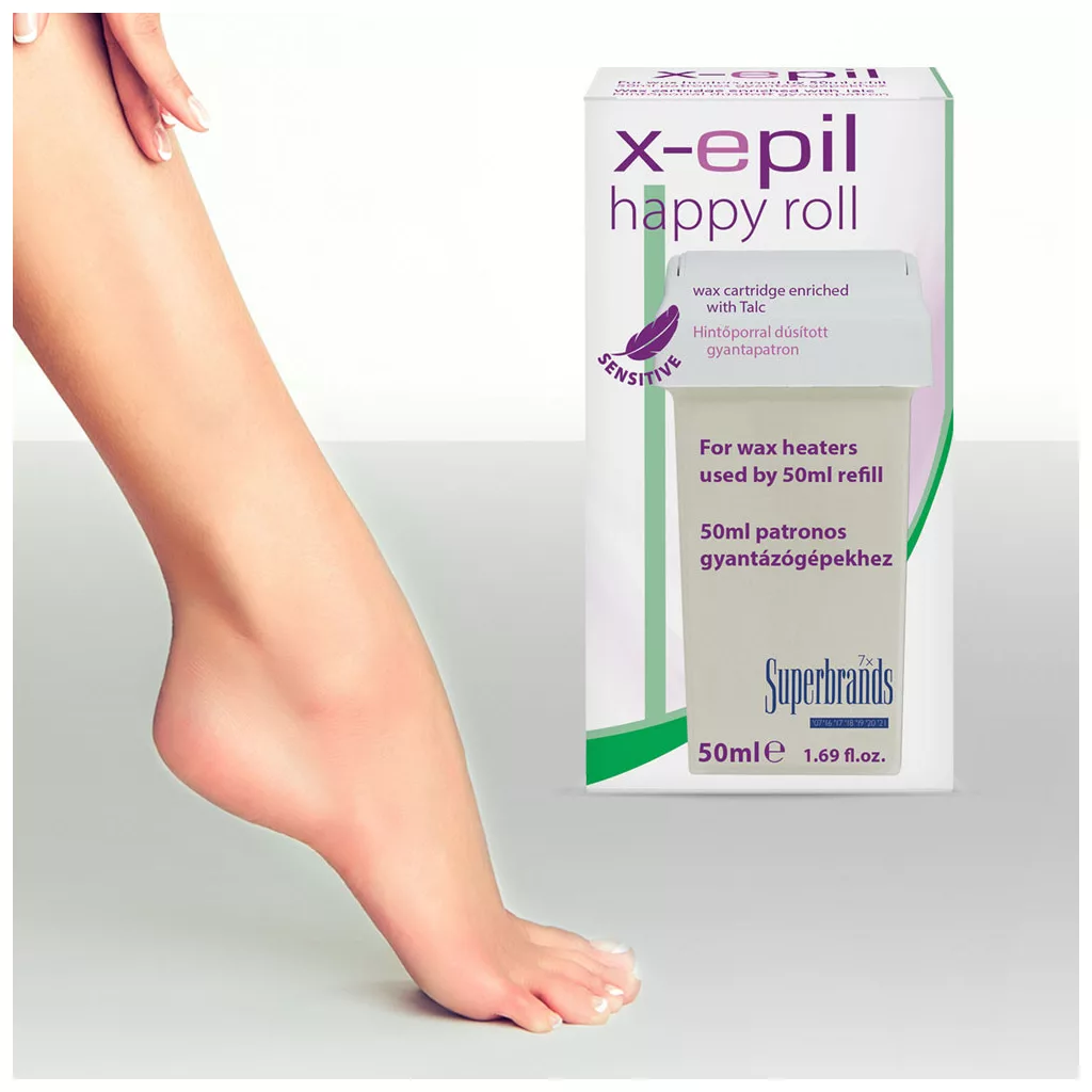 X-Epil Happy Roll Gyantapatron - Hintőporos (50 ml)