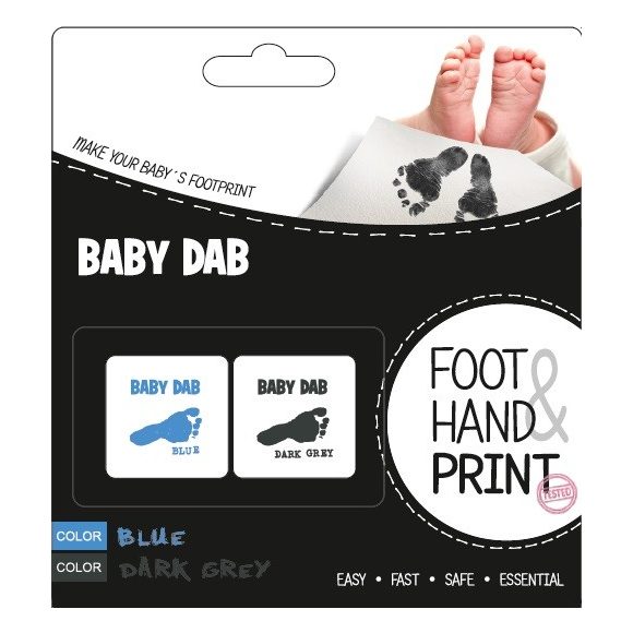 Baby Dab lenyomat készítő kék és szürke