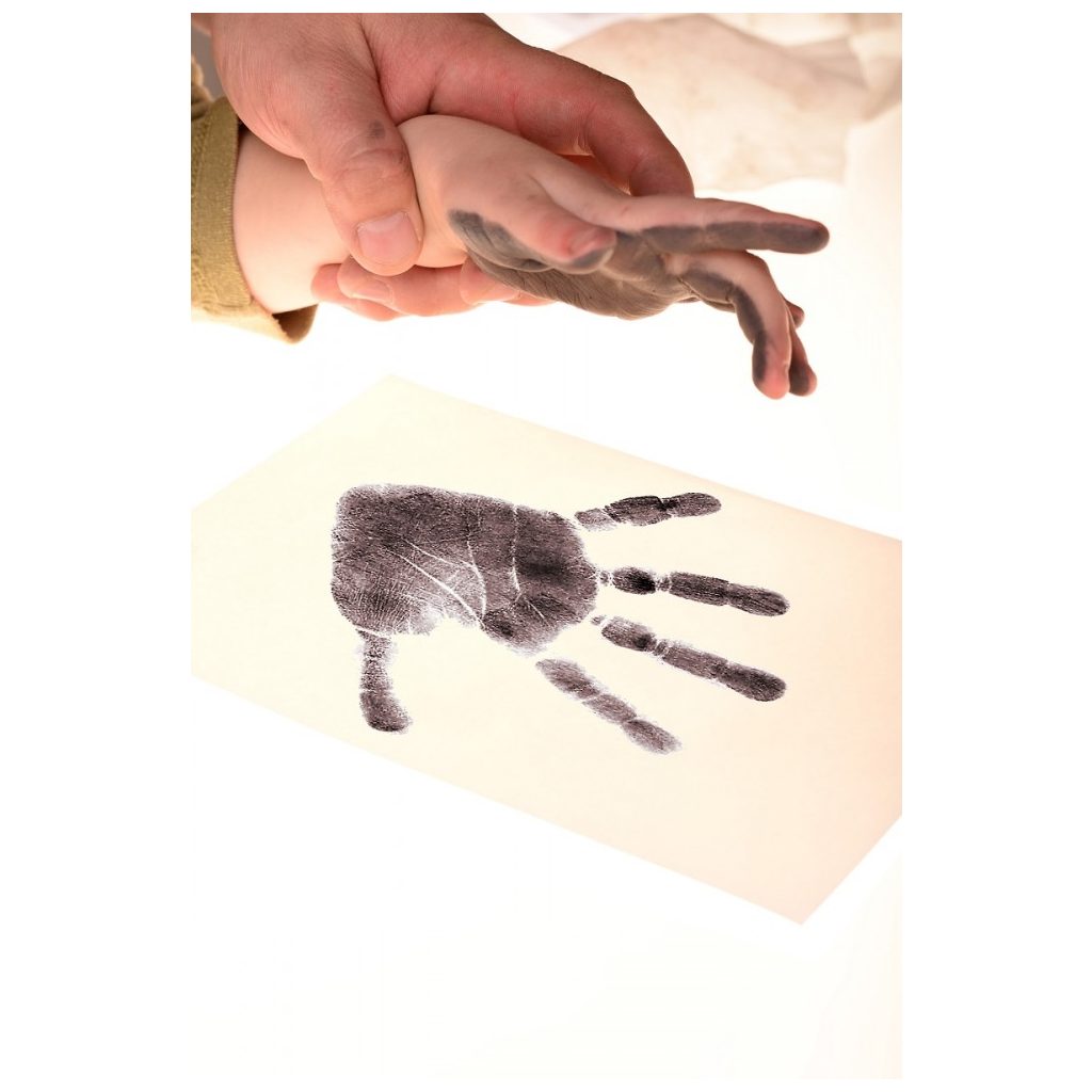 Baby Dab lenyomat készítő kék és szürke