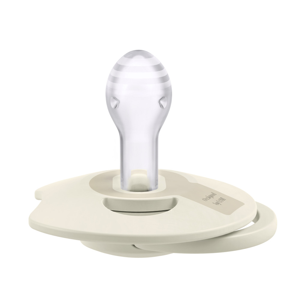 LOVI Dinamikus szilikon cumi Prime 18hó 2db (kókusz-csontszín)