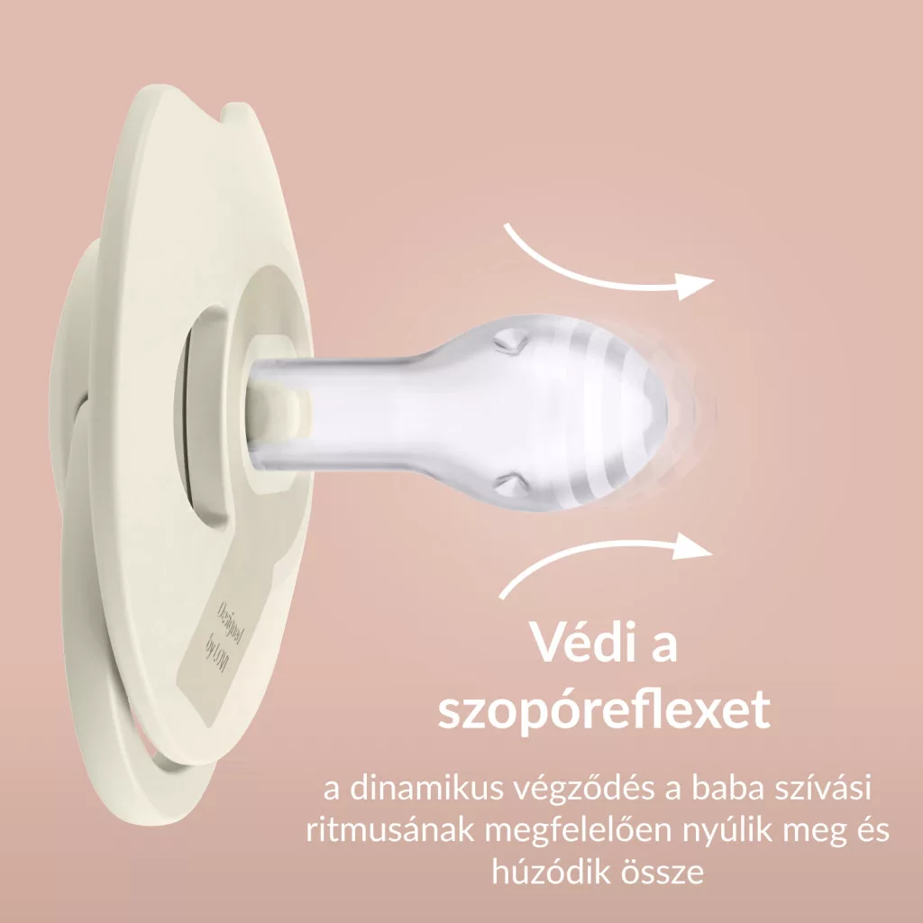 LOVI Dinamikus szilikon cumi Prime 0-6hó 1db (bőrszínű)