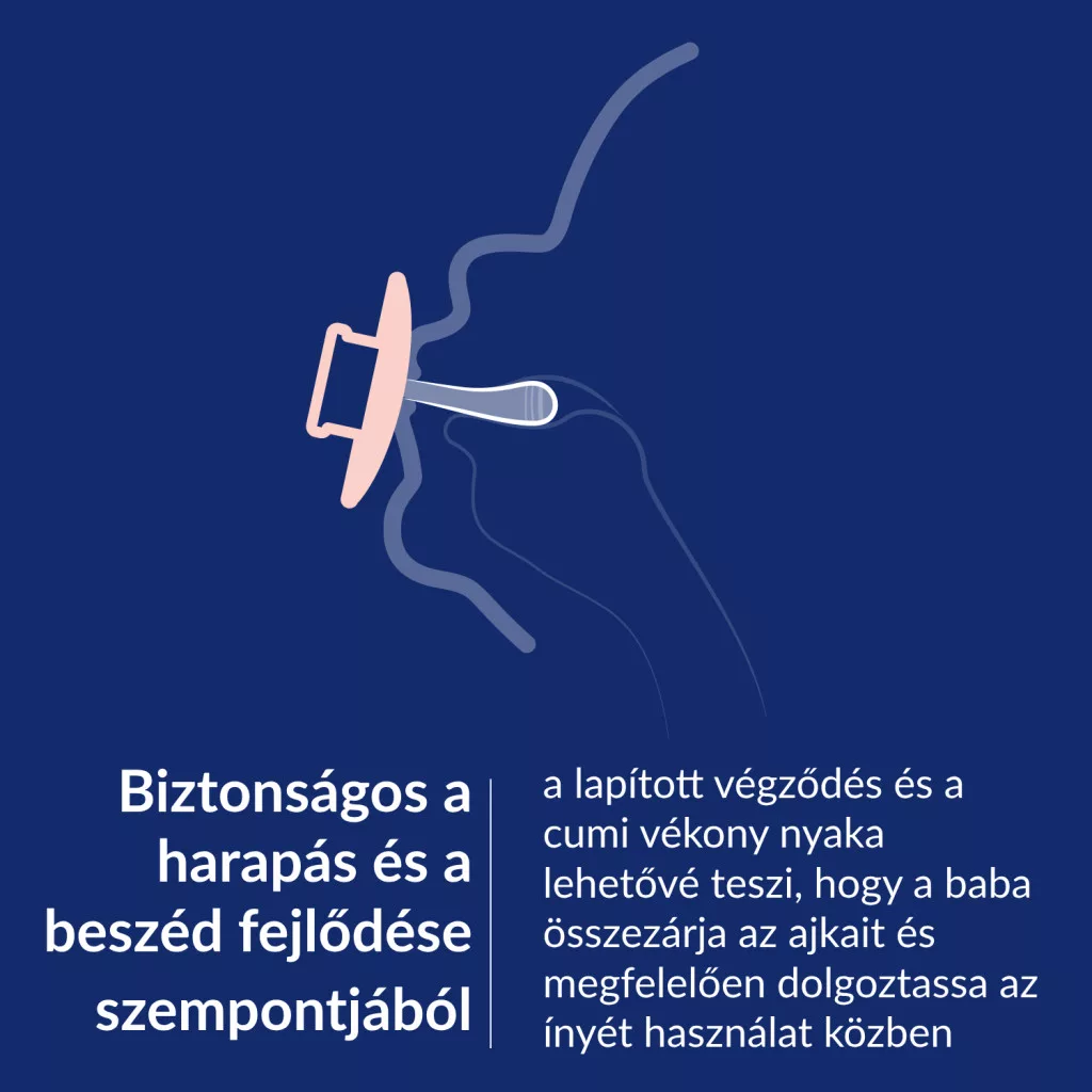 LOVI Dinamikus szilikon cumi Prime 18hó 2db (bőrszín-púderszín)