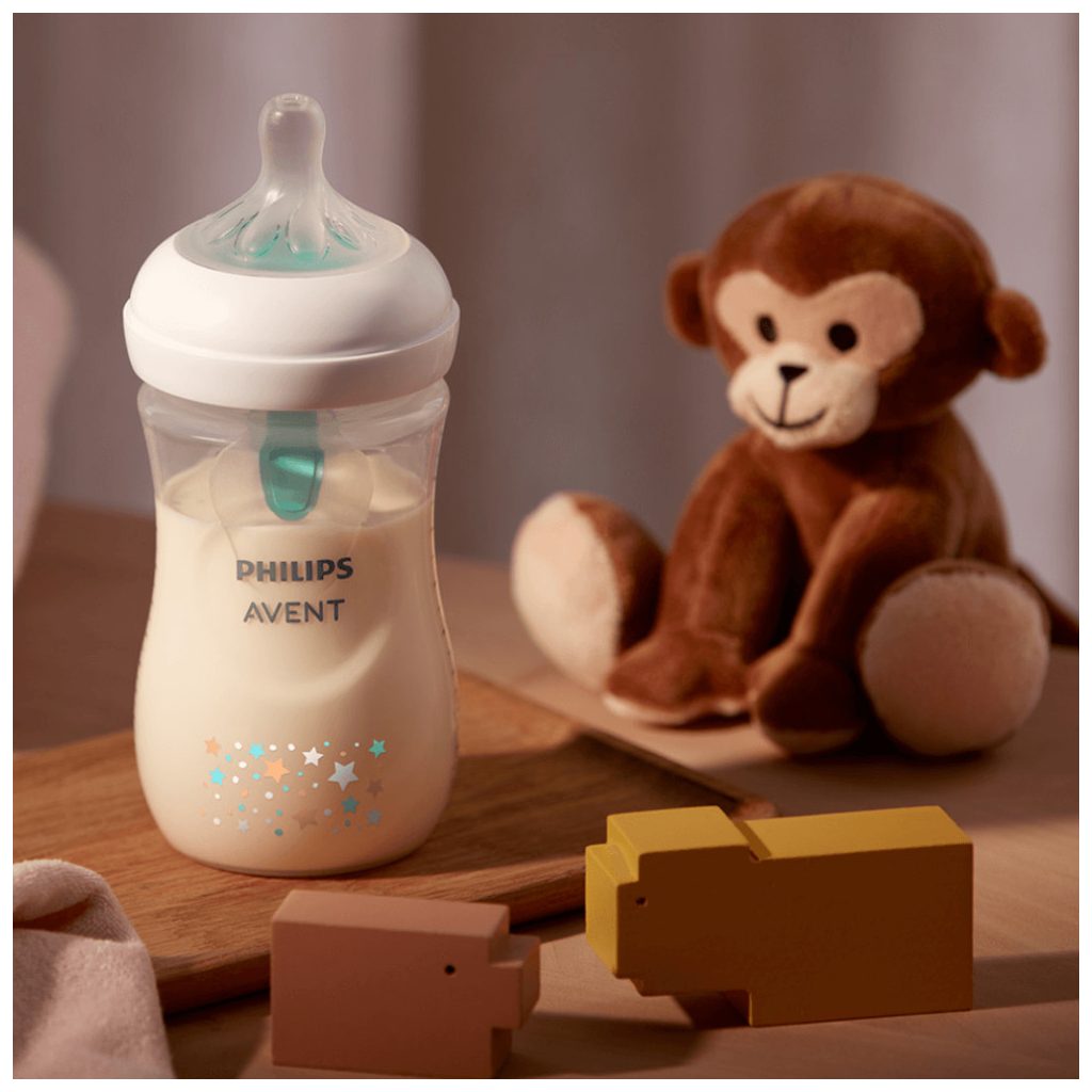 Philips Avent SCY673/82 Natural Response AirFree cumisüveg 260 ml (maci és csillagok)