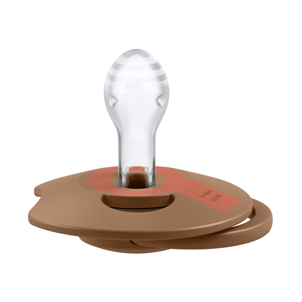 LOVI Dinamikus szilikon cumi Prime 18hó 2db (granola-narancs)