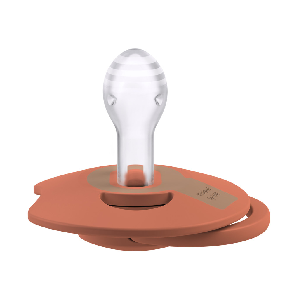 LOVI Dinamikus szilikon cumi Prime 18hó 2db (granola-narancs)