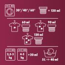 Woolite Keratin Therapy mosószer színes ruhákhoz, 2,7 liter (45 mosás)