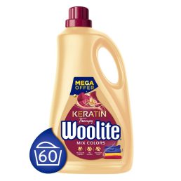   Woolite Keratin Therapy mosószer színes ruhákhoz 3,6 liter (60 mosás)