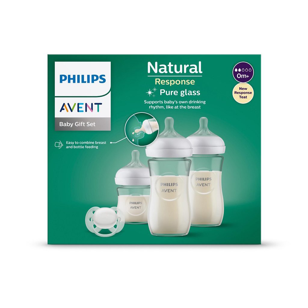 Philips Avent SCD878/11 Natural Response Újszülött ajándékcsomag üvegből készült