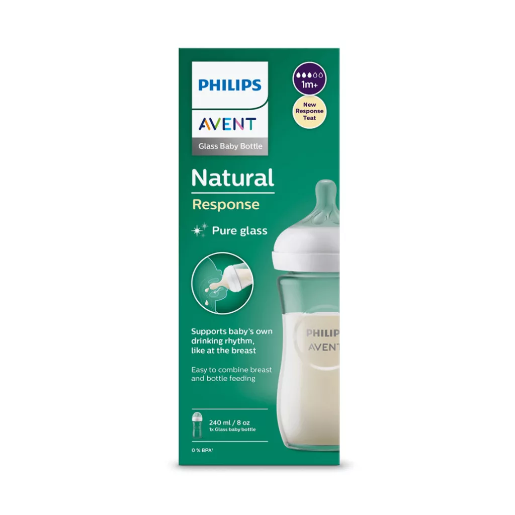 Philips Avent SCY933/01 Natural Response üvegből készült cumisüveg 240 ml