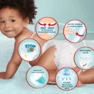 Pampers Premium Care Pants bugyipelenka 4, 9-15 kg, HAVI PELENKACSOMAG 114 db