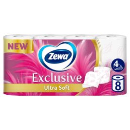   Zewa Exclusive Ultra Soft toalettpapír 4 rétegű (8 tekercs)