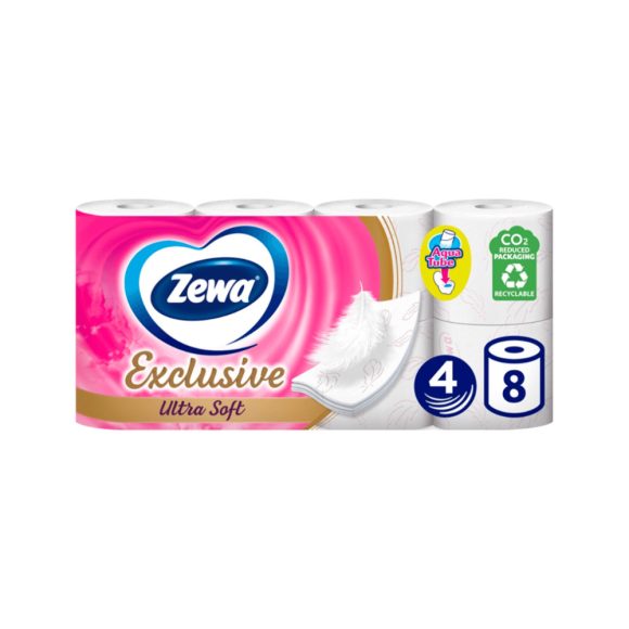 Zewa Exclusive Ultra Soft toalettpapír 4 rétegű (8 tekercs)