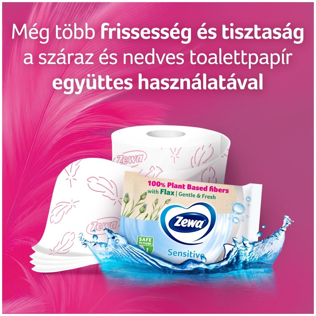 Zewa Exclusive Ultra Soft toalettpapír 4 rétegű (8 tekercs)