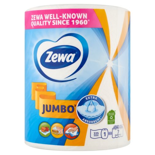 Zewa Jumbo White 2 rétegű papírtörlő 1 tekercs (325 lap)