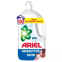   Ariel Sensitive Skin folyékony mosószer 4,5 liter (100 mosás)