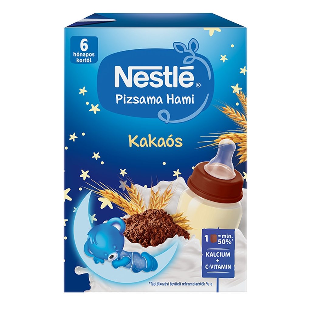 Nestlé Pizsama Hami UHT kakaós folyékony gabonás bébiétel 6 hó+ (400 ml)