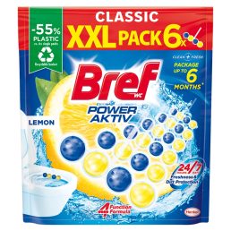 Bref Power Aktiv Lemon toalett frissítő (6x50 g)