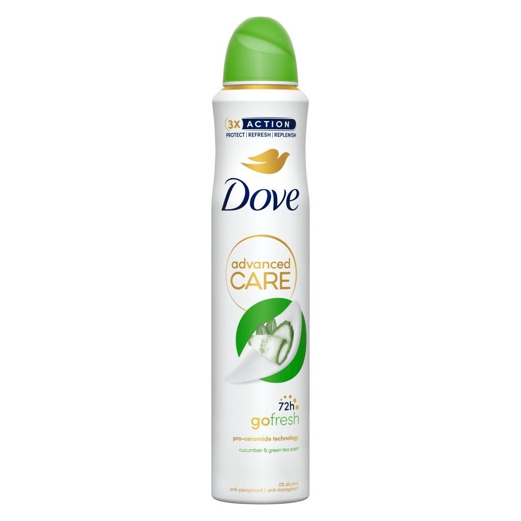 Dove Go Fresh uborka és zöld tea izzadásgátló aeroszol (200 ml)