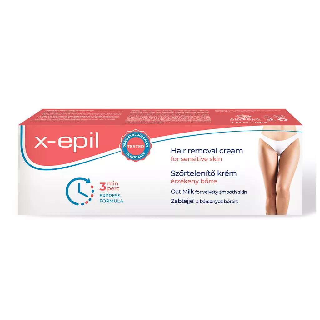 X-Epil Szőrtelenítő krém zabtejjel (100 g)