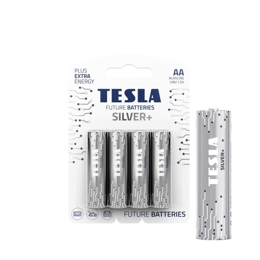 Tesla Silver+ ceruzaelem AA (4 db)