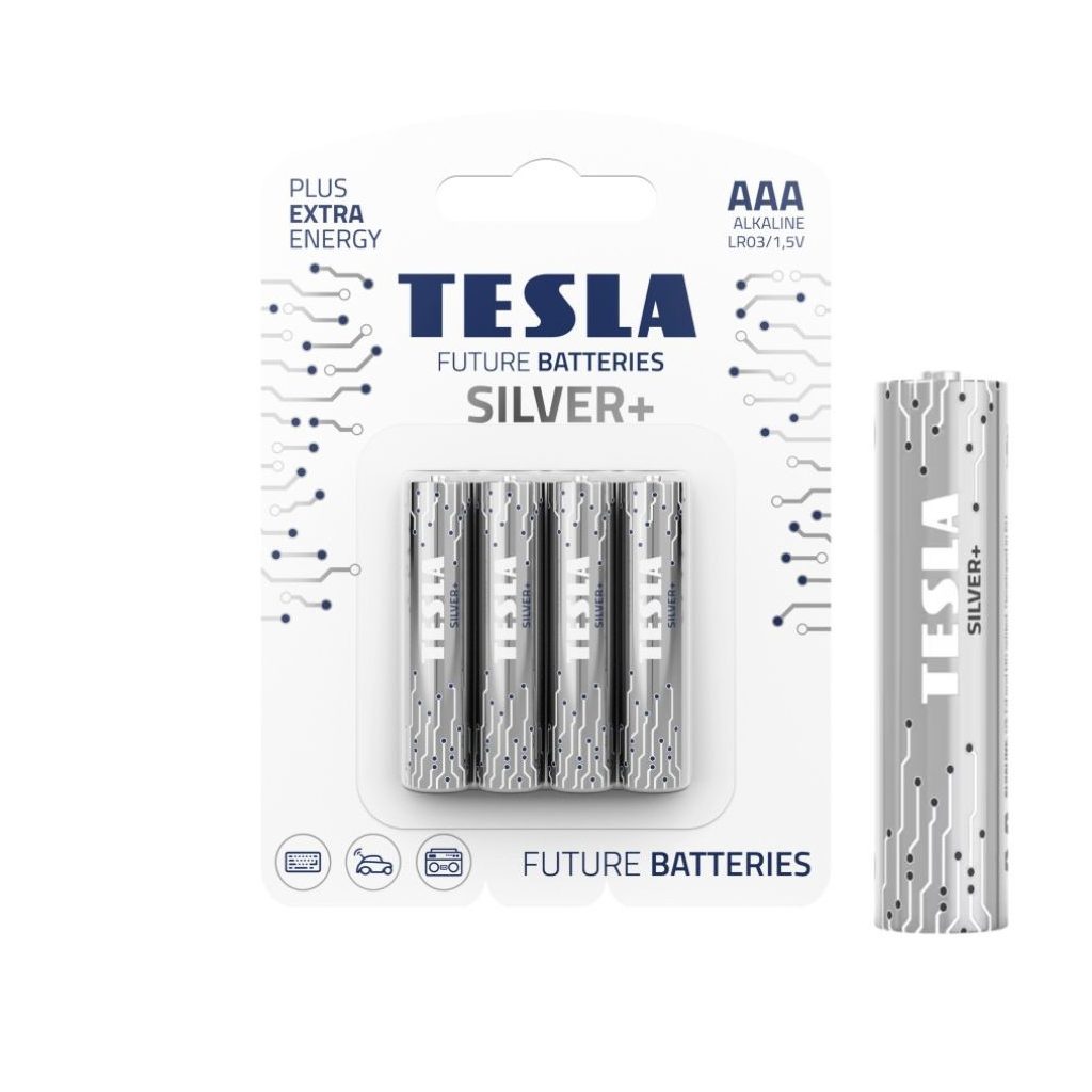 Tesla Silver+ ceruzaelem AAA (4 db)